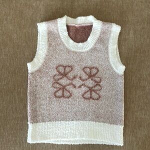 Loewe Anagram Sleeveless Crop Sweater